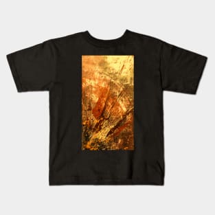 Bright Splash Abstract digitally enhanced painting 2 Kids T-Shirt